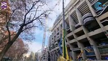 Las obras del Bernabéu no descansan por Navidad