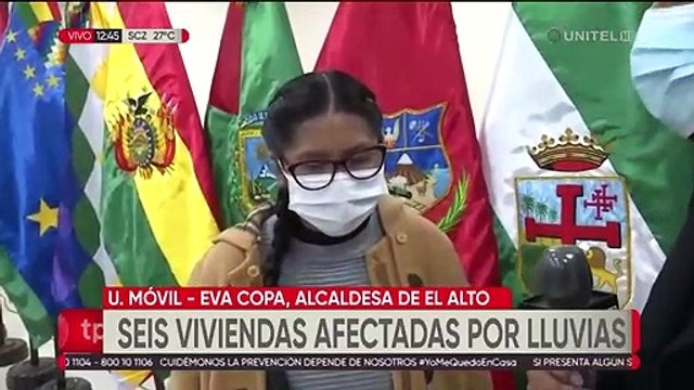 Al menos 10 viviendas fueron afectadas en Alpacoma tras las intensas lluvias en El Alto