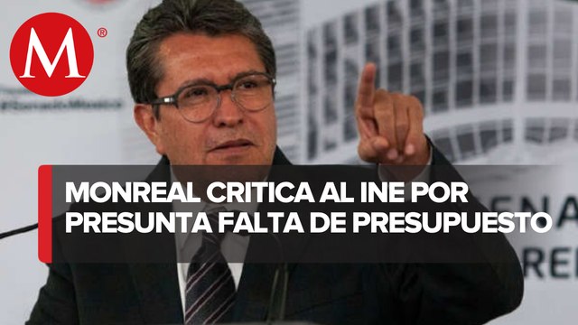 INE tiene recursos de sobra para organizar la revocación de mandato: Ricardo Monreal