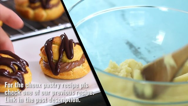 Choux au Craquelin - Crispy Cream Puffs