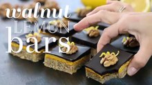 Walnut Lemon Bars Recipe