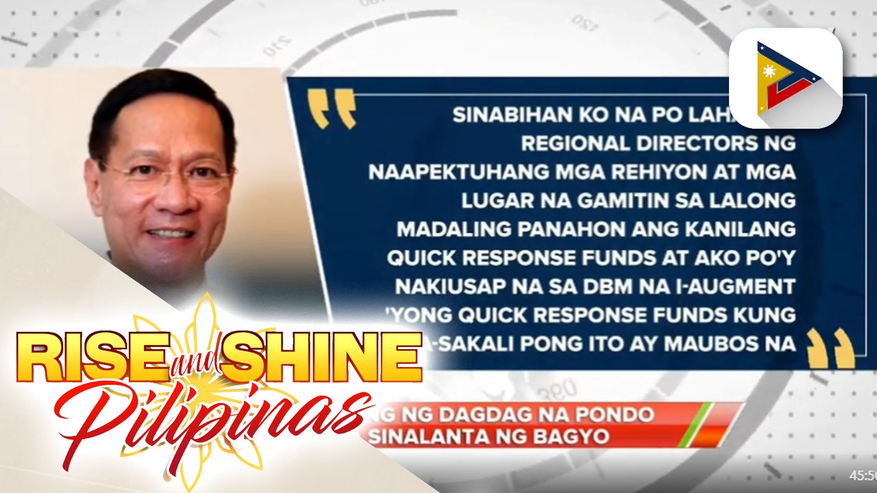DOH, humiling ng dagdag na pondo para sa mga sinalanta ng bagyo
