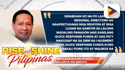 DOH, humiling ng dagdag na pondo para sa mga sinalanta ng bagyo
