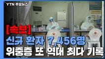 [속보] 신규 환자 7,456명...위중증 1,063명 역대 최다 / YTN