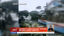 Mahigit 2,000 bahay, nasira ng bagyong Odette | UB