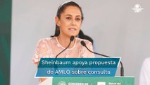 Ciudadanía puede hacer consulta de revocación de mandato: Sheinbaum apoya propuesta de AMLO