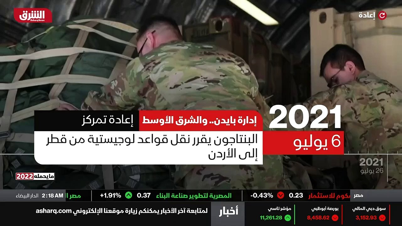...عبيد سحب ثماني بطاريات صواريخ باتريوت من...