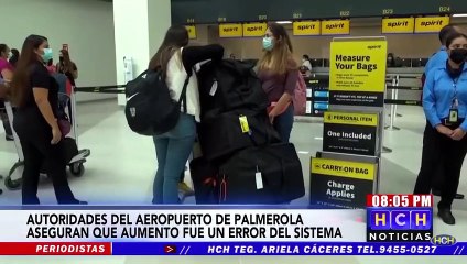 Palmerola desmiente que se esté realizando cobro de impuestos extra a la tarifa aeroportuaria