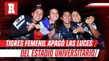 Tigres Femenil: Apagó las luces del Estadio Universitario durante entrevistas a Rayadas