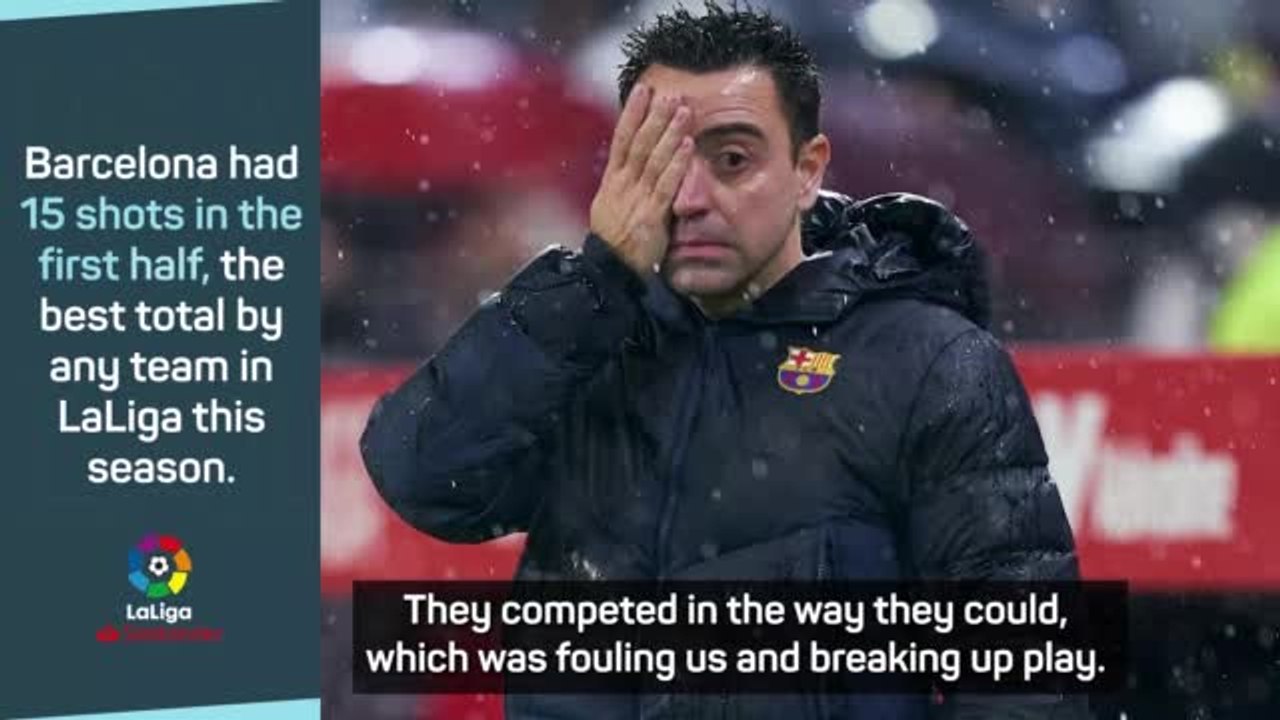 Kounde 'fell into a trap' as Xavi frustrated by...