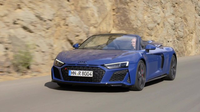 Audi R8 Spyder performance RWD - Der MOTOR - legendärer 10-Zylinder auf der Straße und auf der Rennstrecke