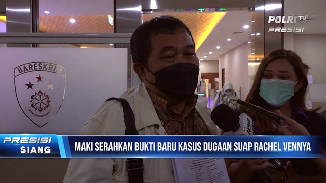 Boyamin Saiman Sambangi Bareskrim Polri Serahkan Bukti Dugaan Adanya Suap Dalam Kasus Rachel Vennya