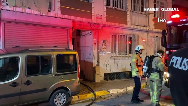 Beyoğlu’nda 7 katlı apartmanın bodrum katında korkutan yangın! Zor kurtuldular