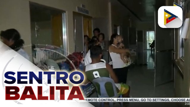 Bilang ng tinamaan ng diarrhea sa Siargao island, dumarami ; Siargao Island Medical Center, punuan na sa dami ng pasyente
