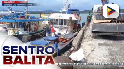 Borongan City LGU, nagbigay ng  pagkain sa Siargao island at Maasin city