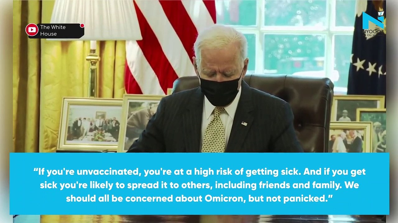 Amid Omicron crisis in United States, Joe Biden...