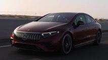 Mercedes-AMG EQS 53 4MATIC  in Hyazinth red Driving Video