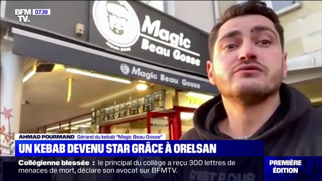 Le kebab Magic Beau Gosse de Caen connaît un énorme succès grâce à un nouveau tube d'Orelsan