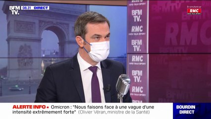 Covid-19: Olivier Véran estime que le variant Omicron sera majoritaire en France "entre Noël et Nouvel an"