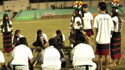Hmar bamboo dance in Delhi