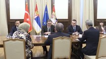 Son dakika: TBMM Başkanı Şentop, Sırbistan Cumhurbaşkanı Vuçiç ile görüştü