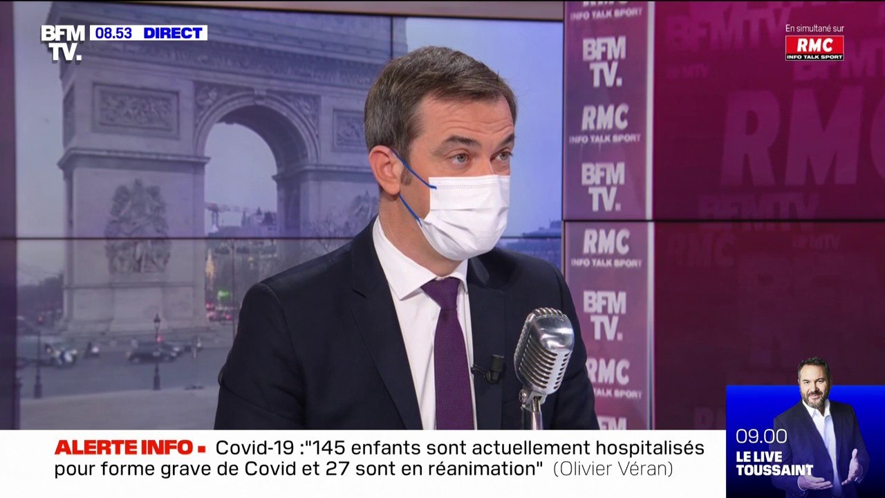 Olivier Véran sur le pass vaccinal: "Il peut y avoir un contrôle d'identité, la question sera abordée dans la loi"