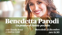 Benedetta Parodi e i consigli per un pranzo di Natale perfetto in diretta Facebook con Claudia Rossi e Andrea Conti