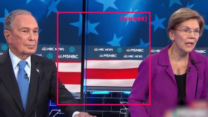 SIMONE : Elizabeth Warren attaque le milliardaire Michael Bloomberg !
