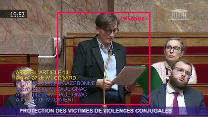 SIMONE : L'assemblée intègre la question des couples de même sexe dans les violences conjugales