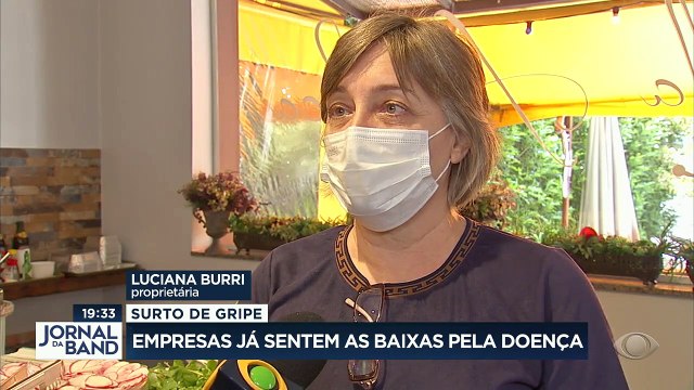 O surto de gripe está afastando muita gente do trabalho. Vamos ver como as empresas estão se virando?
