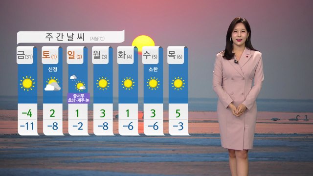 [날씨] 출근길 다시 강추위...충남·호남 강하고 많은 눈 / YTN