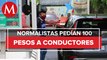 En Guerrero normalistas toman casetas de la Autopista del Sol