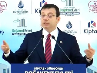 İmamoğlu: Ekonomimiz iyi olsun ellerim çatlayana kadar bugünkü iktidarı alkışlamayan namerttir