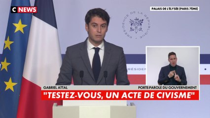 Gabriel Attal : «Nous assumons l'incitation maximale à la vaccination»