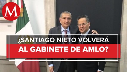 "Tocamos temas de interés común"; Santiago Nieto se reúne con secretario de Gobernación