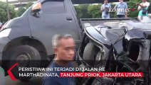 Rem Blong, Truk Tabrak 7 Mobil dari Belakang di Tanjung Priok