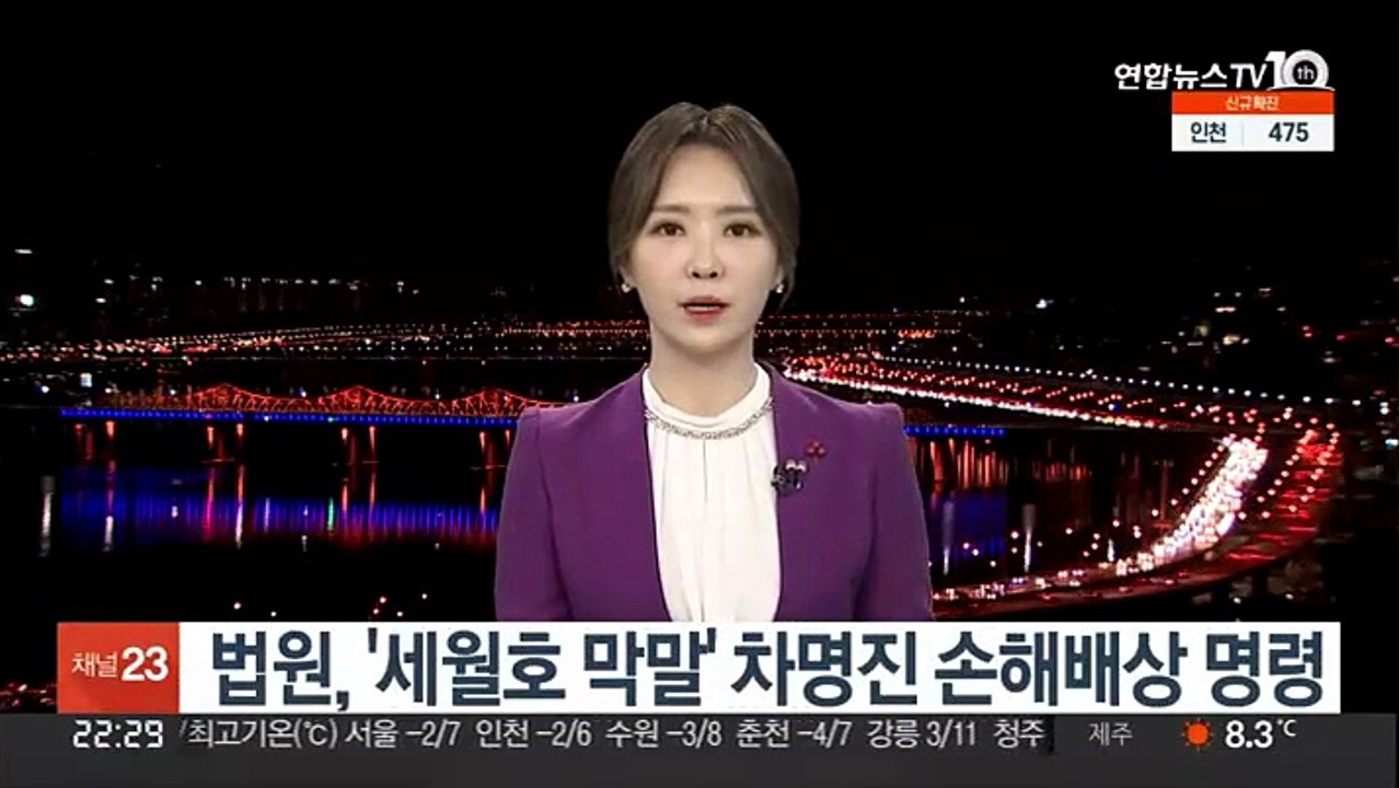 법원, '세월호 막말' 차명진 손해배상 명령