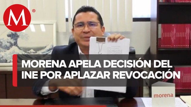 Morena presenta recurso ante el TEPJF por revocación de mandato