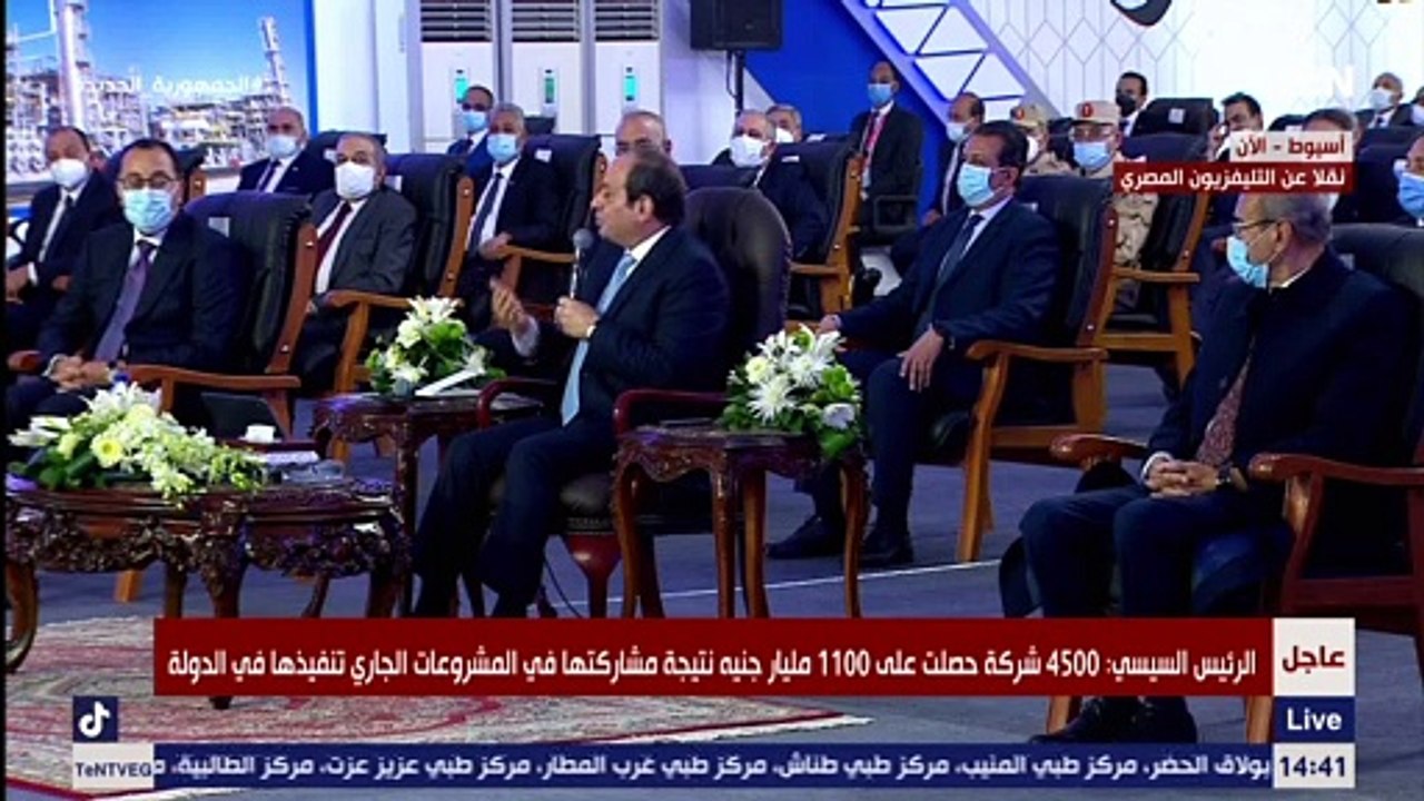 الرئيس السيسي : احنا بنقاتل ما نحن فيه عشان نخر...