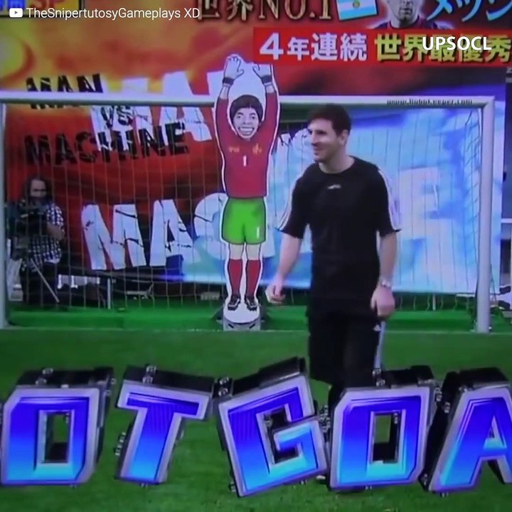 Messi took on a Japanese robot and it all ended with astonishing surprise #ميسي #كرة قدم