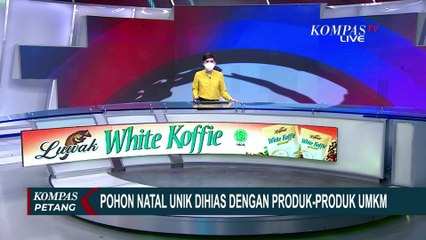 Berbeda dengan Lain, Pohon Natal di Sebuah Hotel di Malang Dihias dengan Produk-Produk UMKM!