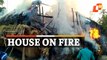 House Catches Fire, 2 Critically Injured