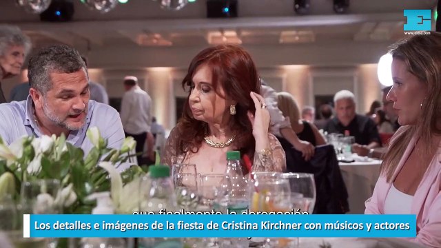 Los detalles e imágenes de la fiesta de Cristina Kirchner con músicos y actores