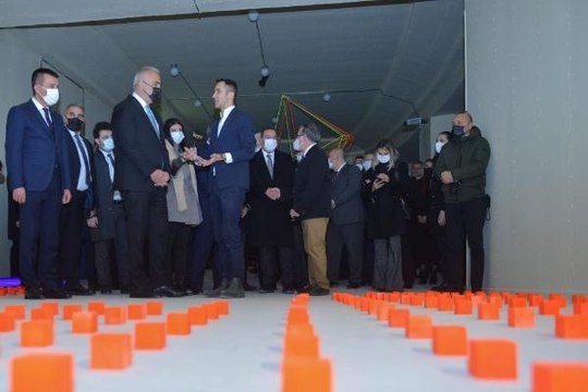 Bakan Ersoy, Sığınak Sanat ve Teknoloji Alanı'nın açılışında konuştu