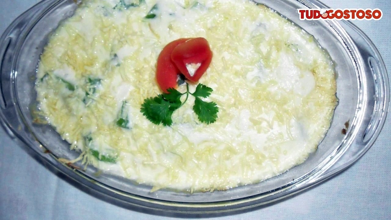 Chuchu ao molho branco