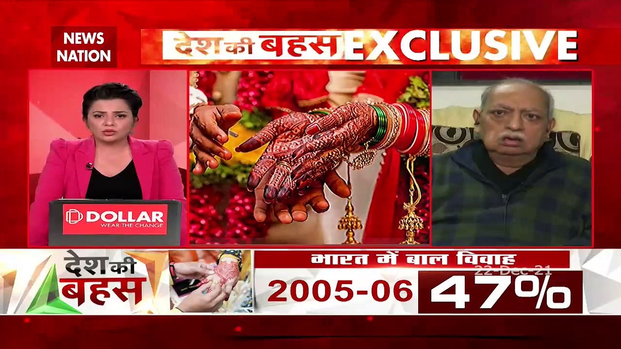 Desh Ki Bahas : The age of marriage is 21 years so why not vote?