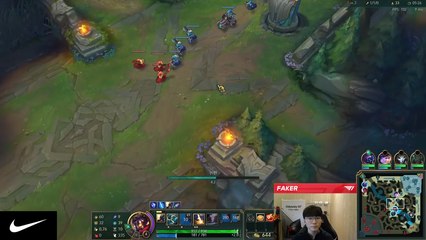 Faker gana la línea con una sola habilidad