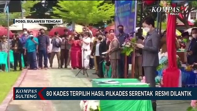 80 Kades Terpilih Hasil Pilkades Serentak Resmi Dilantik