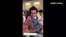 Uçakta kedi emziren kadın sosyal medyanın gündemine oturdu