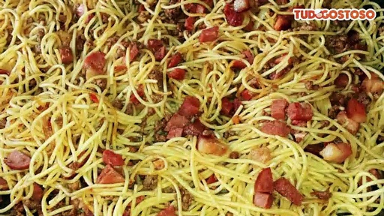 Macarrão na chapa
